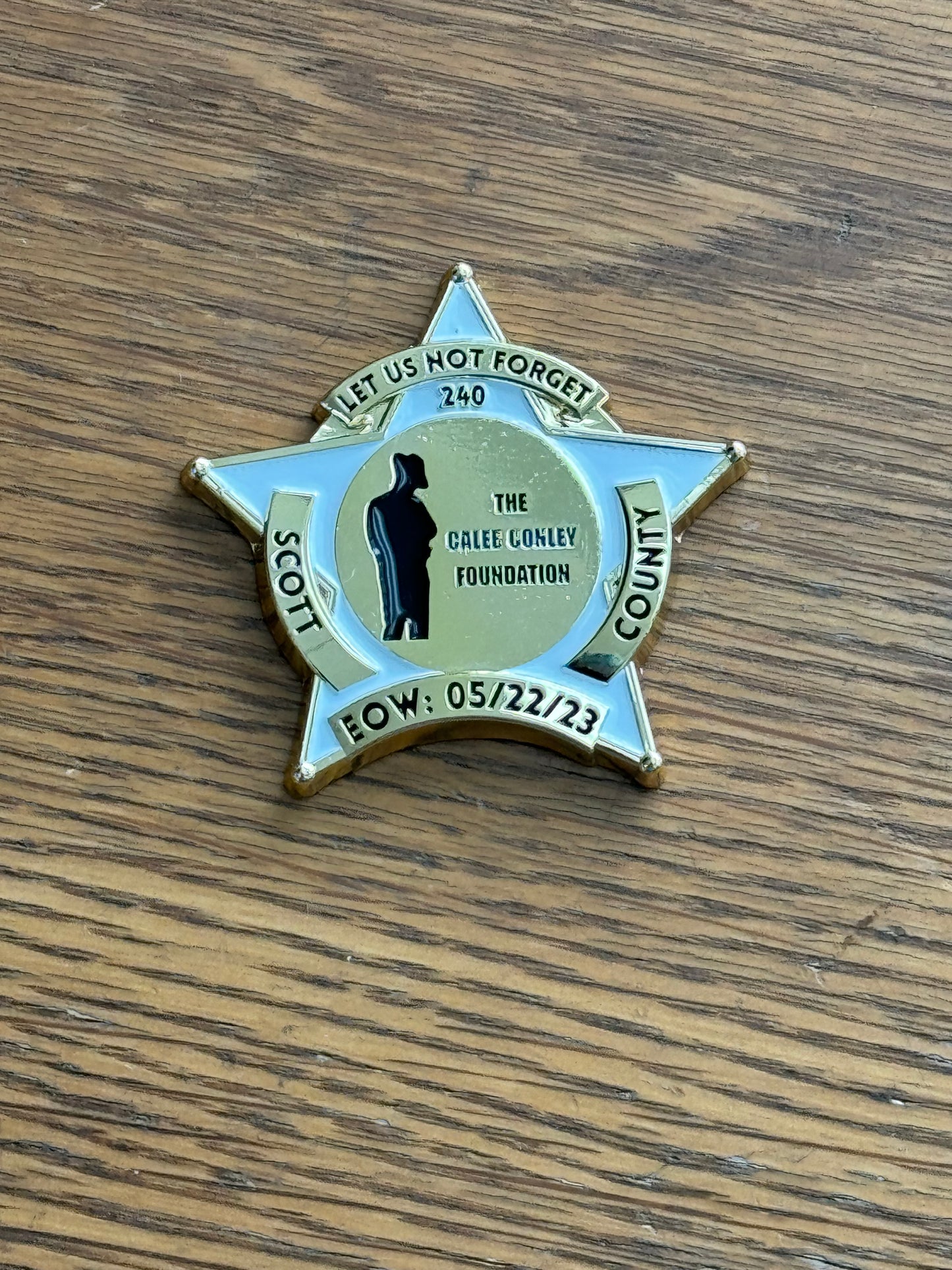 Caleb Conley Foundation Challenge Coin