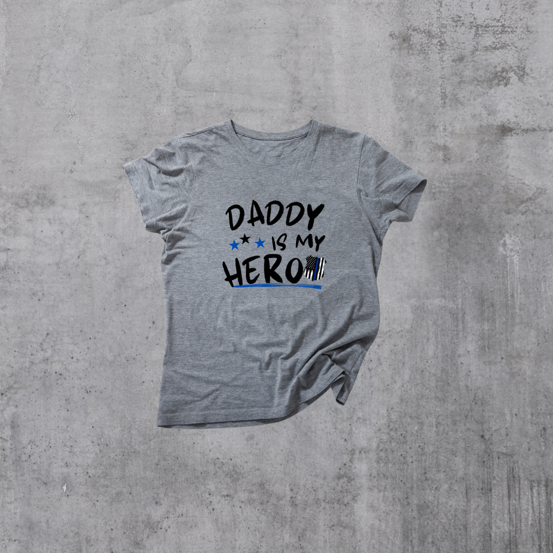 KIDS - DADDY IS MY HERO TEE